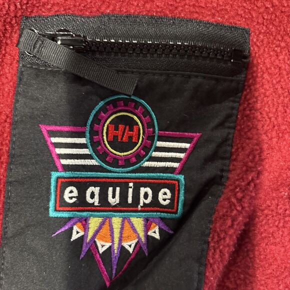 Helly Hansen VTG Men’s Jacket Fleece Sherpa Half Zip Jacket Medium Keprotec - Picture 12 of 16